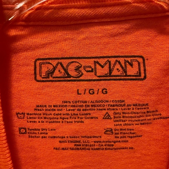 MAD Engine PacMan Orange Ghost Tee Size L - Picture 2 of 4